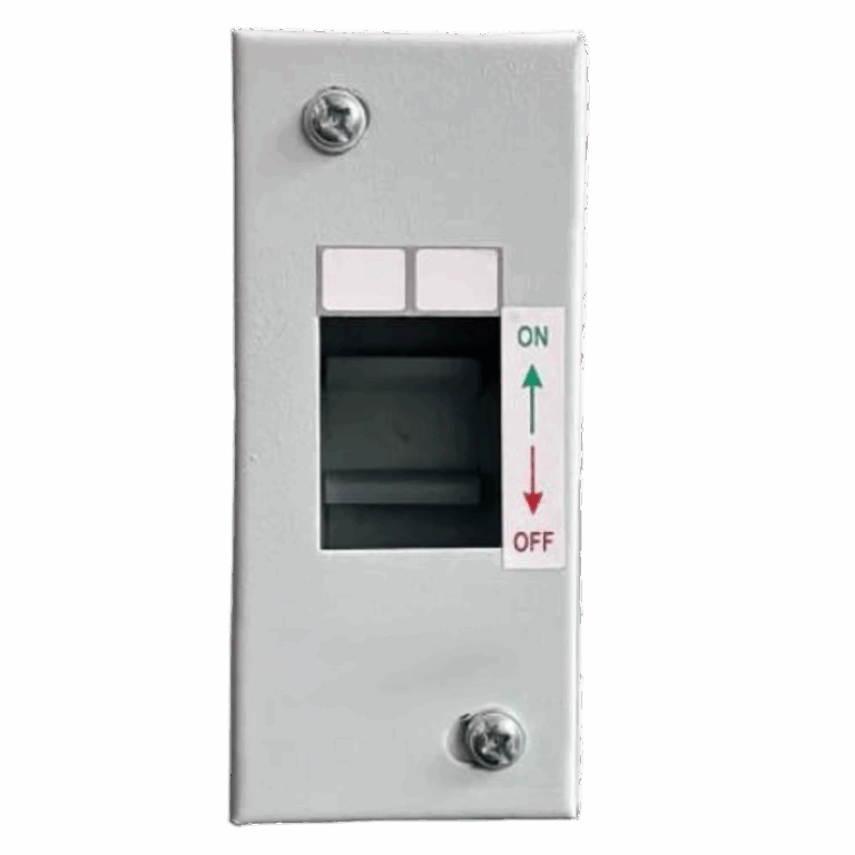 2-Pole MCB Metal Enclosure