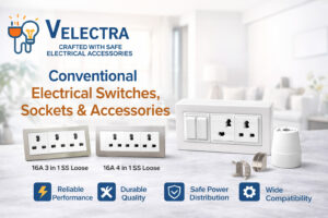 Conventional Electrical Switches, Sockets & Accessories